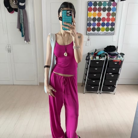 0866 eee color toromi pants/3カラー