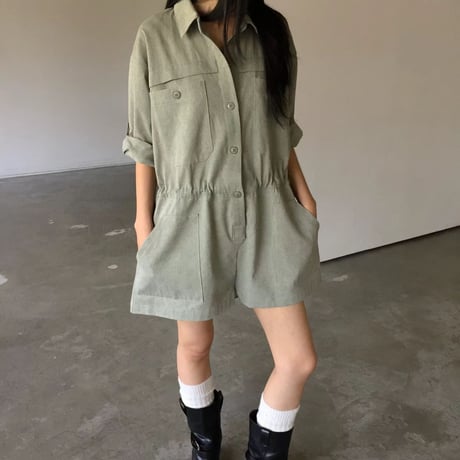 【即納販売】0727 summer jump suit/3カラー