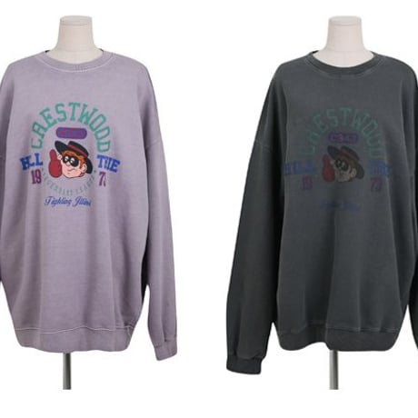 0407 Pigment Mac friend sweat/2カラー
