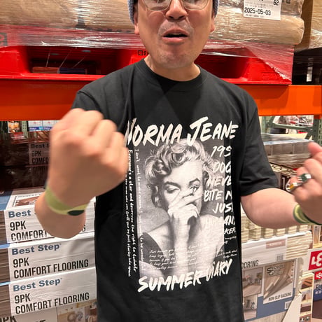 【即納販売】jimmys &riruコラボ Smoking a cigarette tee/4アイテム