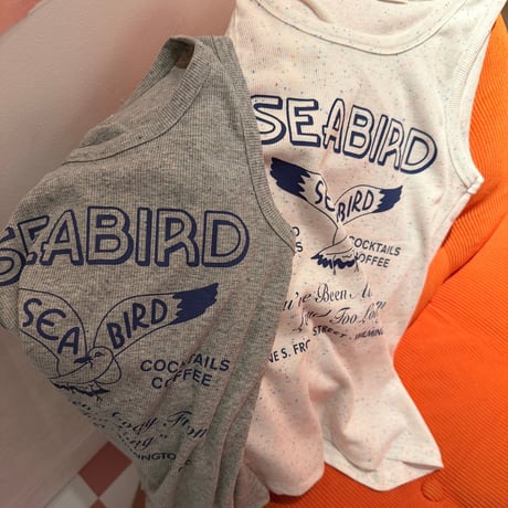 0839 ネオンネップ柄LOGO tank top/2カラー