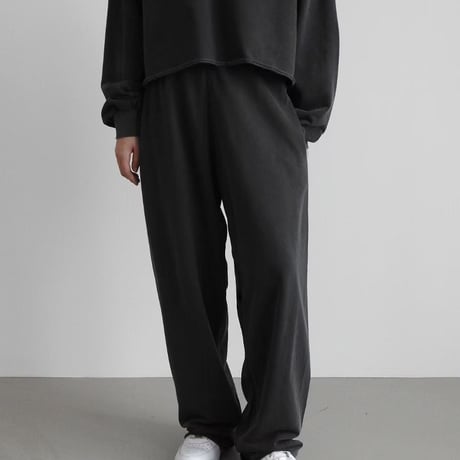 0058 S/S pigment straight pants/10カラー【インフルエンサーさん多数着用】