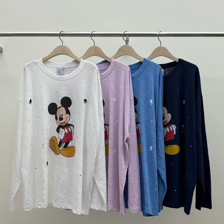 0870 Mickey Splatter Tee/4カラー