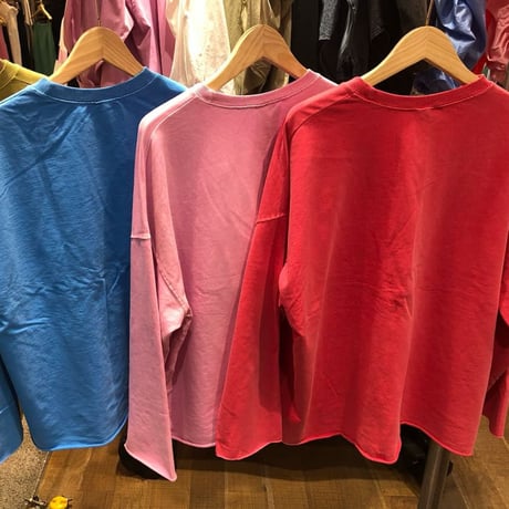即納　0056 S/S pigment over light sweat/17カラー【インフルエンサーさん多数着用】