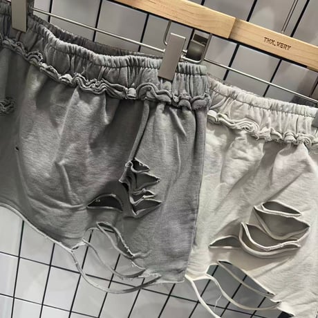 0835 damage skirt パンツ付/3カラー