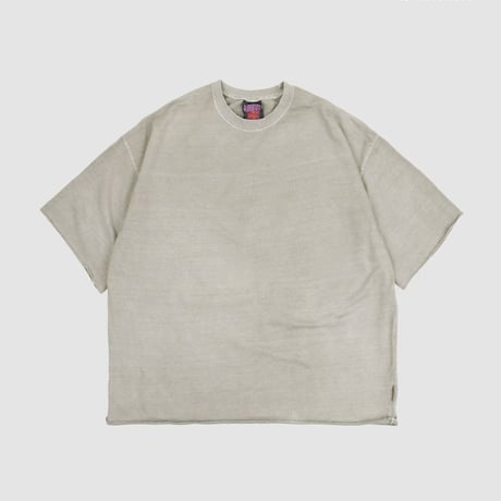 0116 pigment  over light半袖sweat/10カラー