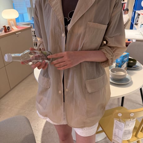 0840 see-through jacket/3カラー