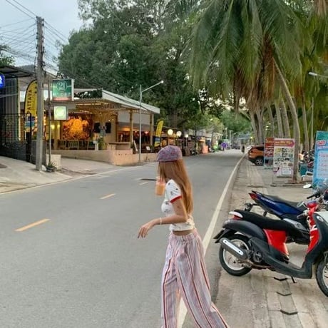 【即納販売】0168 stripe straight pants/3カラー