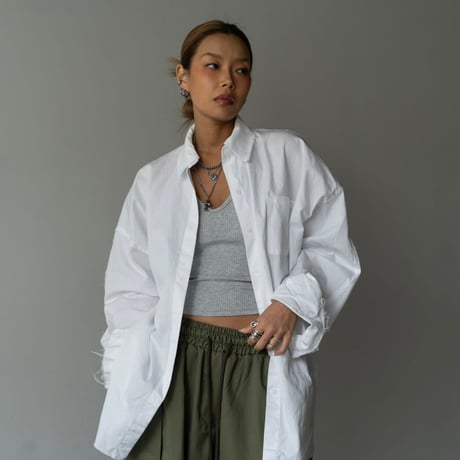【即納販売】0614 damage over shirt/3カラー⭐︎なおみさん着用⭐︎