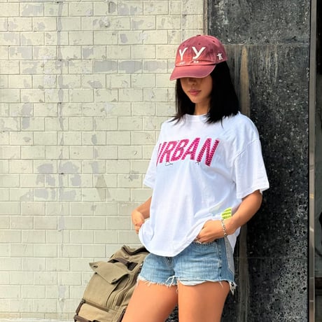 数量限定　0728 ぷくぷく urban logo tee/ホワイトのみ