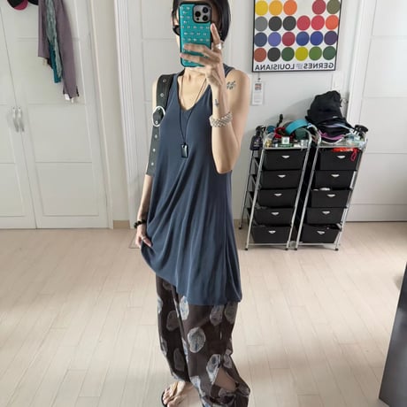 0864 eee Paisley pants/2カラー