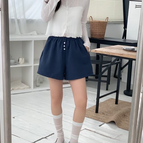 【即納販売】0754 sweat short pants/3カラー