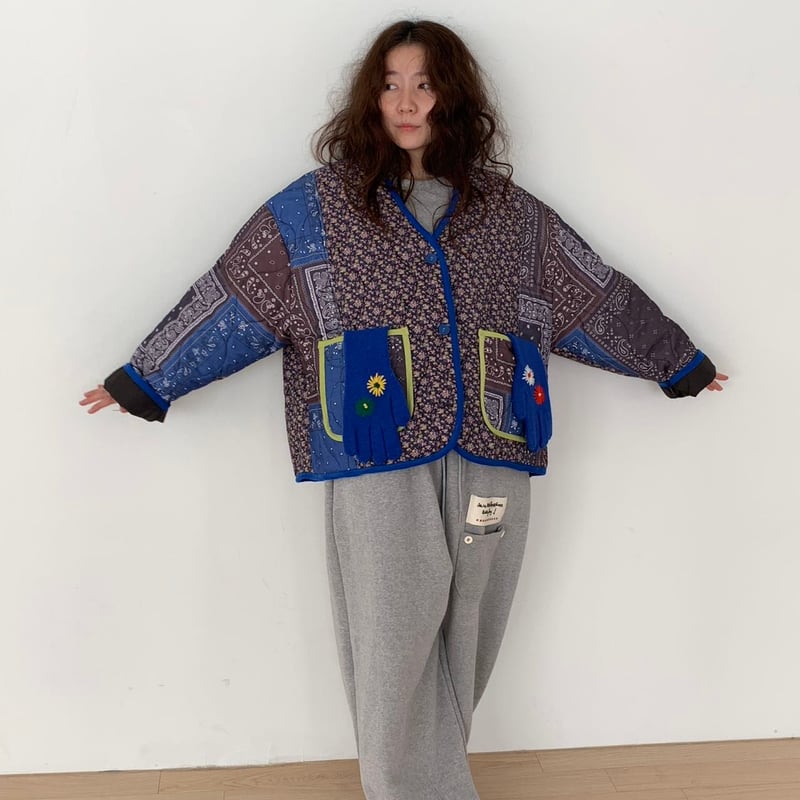 0498 パッチワーク kilt jacket/2カラー | riru select