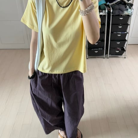eee colorful stretch tee/6カラー