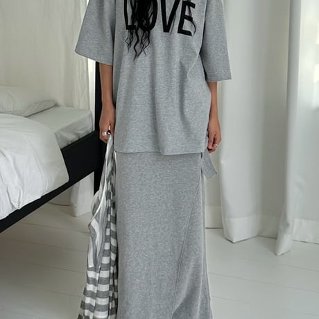 1047【即納☆数量限定】1011 LOVE♥︎BIG TEE/3カラー