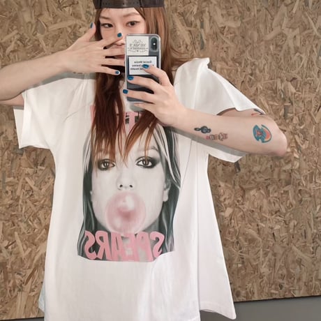 Bubble Girl Photo over tee shirt/2カラー