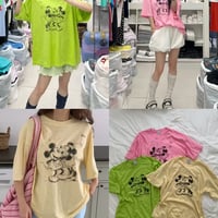 ミッキー＆ミニーcolorful tee/3カラー