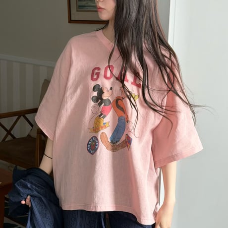 0789 mickey＆goofy sportyGoal tee/3カラー