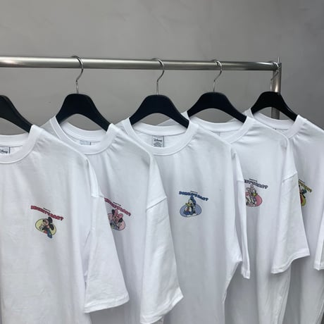 0873 Disney back print tee/5パターン