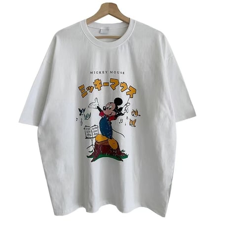 0094 S/S pigment mickey t-shirt/2カラー