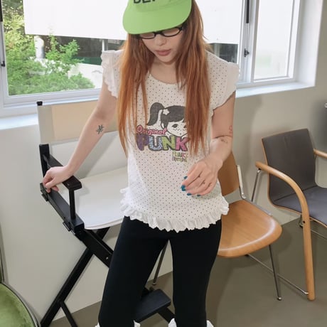 capri leggings pants/2カラー
