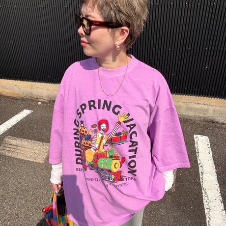 0091 S/S Macdonald pigment t-shirt/3カラー