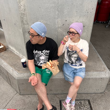 【即納販売】jimmys &riruコラボ Smoking a cigarette tee/4アイテム