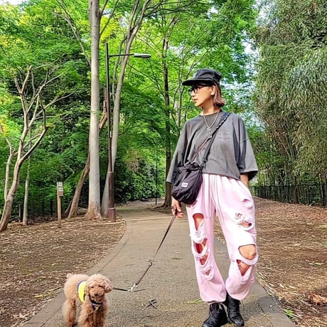 【即納販売】0687 damage sweat pants/3カラー⭐︎まいさん着用⭐︎３カラー