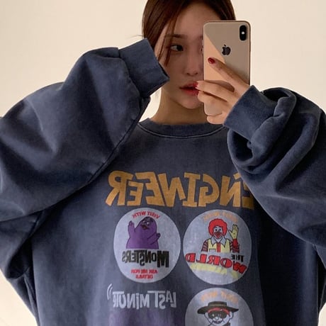 0389 McDonald friends pigment sweat/2カラー
