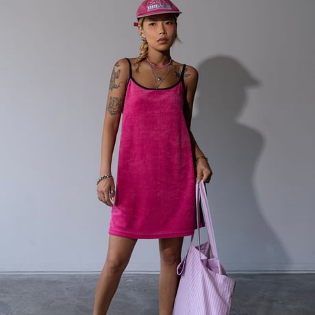 0832 pile piping one-piece/3カラー