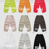 【即納】0773 NEW nylon summer pants/ブラックのみ