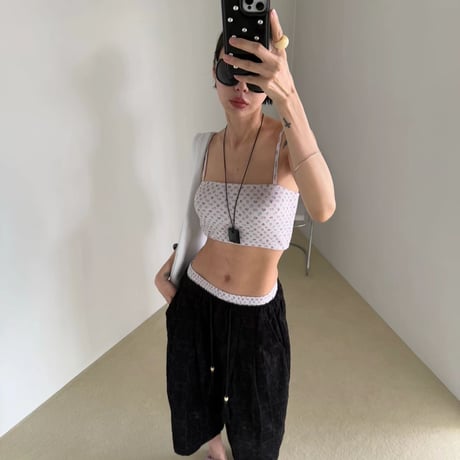 Mini Flower bra let＆short pants セットアップ/3カラー