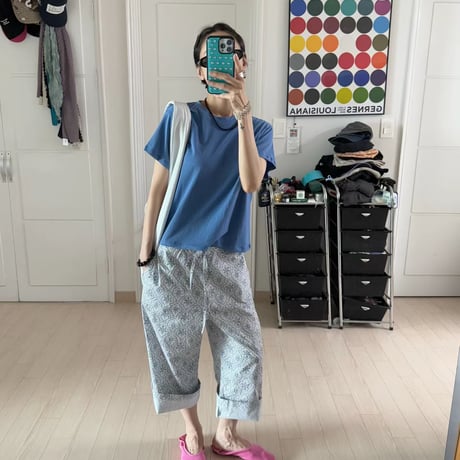 eee rosę ペイズリーwide pants2カラー