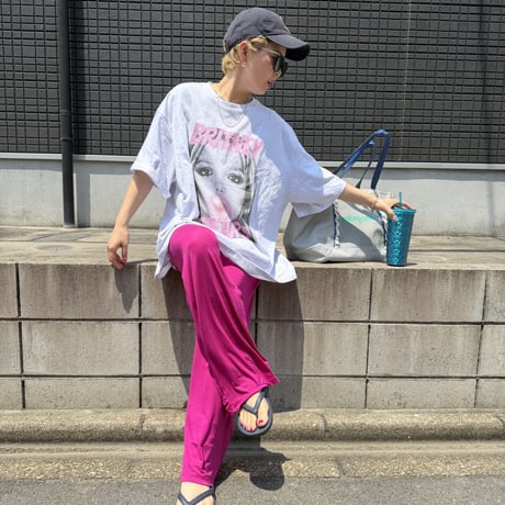 0952 【即納2☆数量限定】Bubble Girl Photo over tee shirt/2カラー　カナさんなおみさん着用🩷