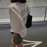 Back logo Pocket tee shirt/2カラー