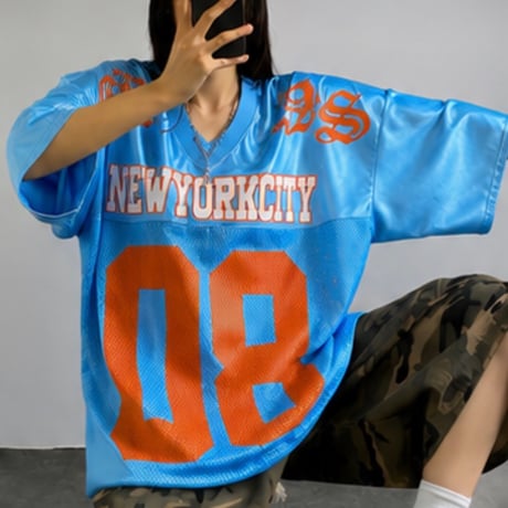 0844 NEW YORK sporty メッシュtops/3カラー