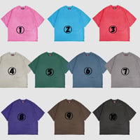 0116 pigment  over light半袖sweat/10カラー