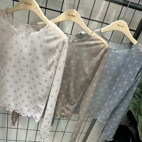 シアーstar tops/3カラー