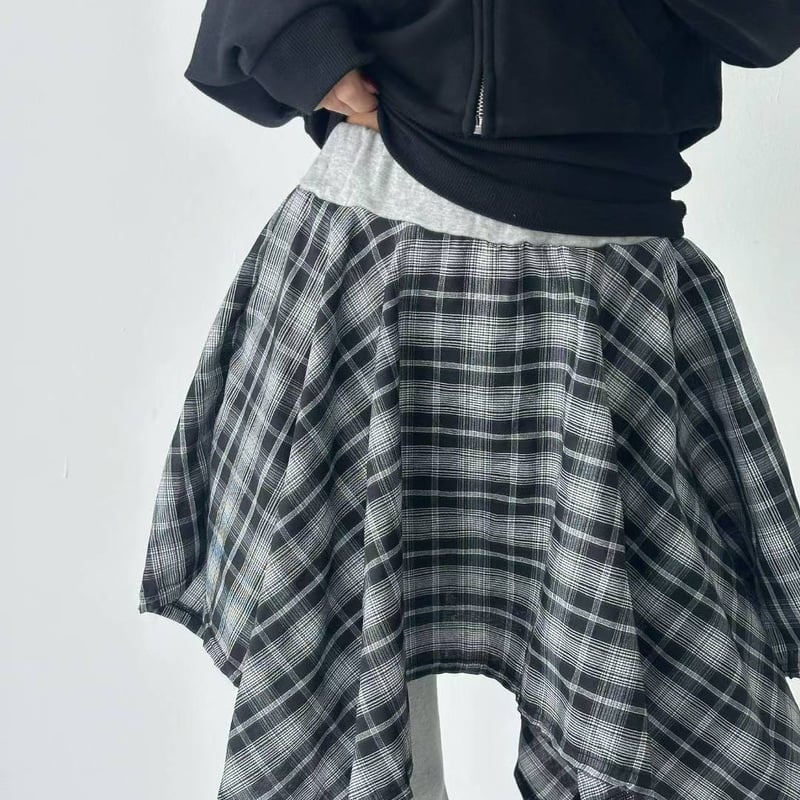 さく acka shirt docking sweat グレー さく acka shirt docking sweat