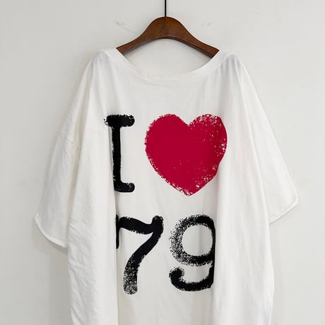 0682 LOVE❤️79 BIG tee shirt/ 2カラー