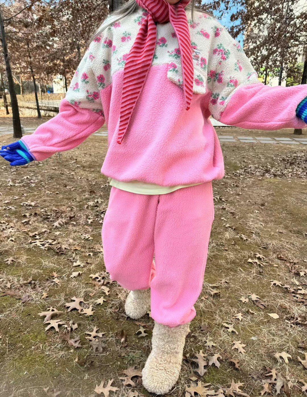 トップス bow.a BOA PULLOVER セール】HALF ZIP BOA FLEECE PULLOVER / ハーフジップボアフリース