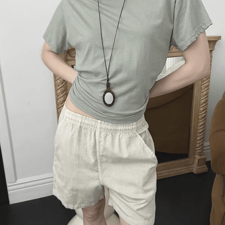 0811 NEW pigment half pants/11カラー
