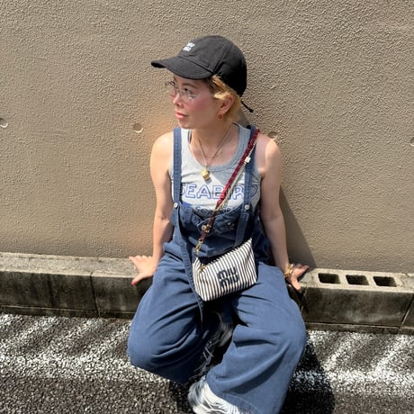 0805 cotton soft denim salopette/3カラーまいさん⭐︎あやさん着用⭐︎