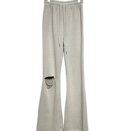 0776 damage ピグメントブーツカット pants/3カラー