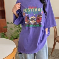 0711 festival pigment tee/3カラー