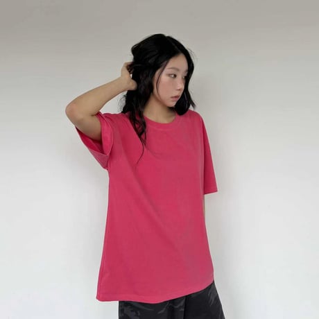 0774 NEW pigment オーバーtee shirt/18カラー