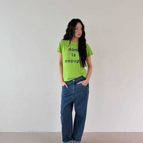 【即納販売】0701 pigment logo tee/ピンクのみ