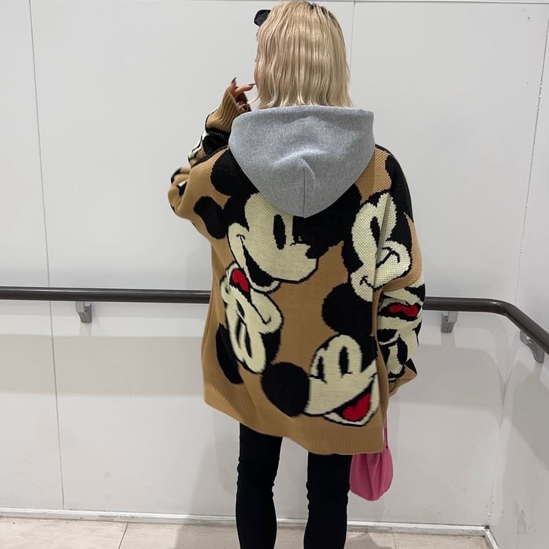 0378 【即納】♥️数量限定♥️mickey over cardigan/4カラー❤︎まいさ