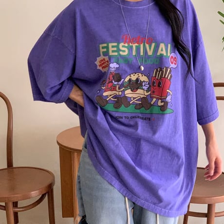 0711 festival pigment tee/3カラー