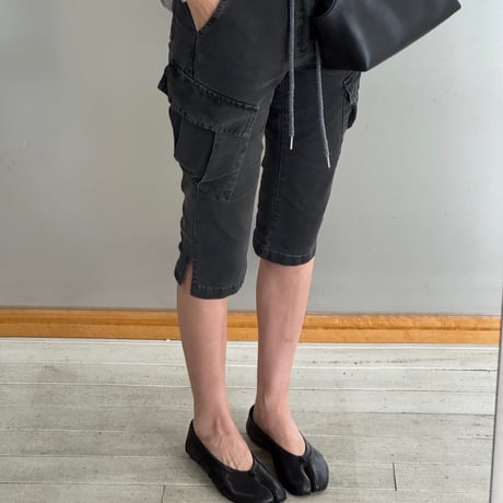 cargo half tight ストレッチpants/2カラー